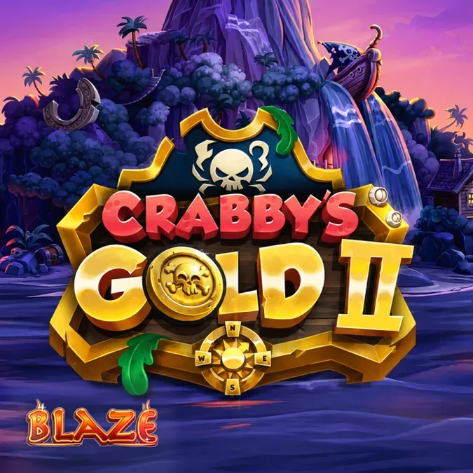 Interface do jogo Crabby's Gold 2 com tema pirata